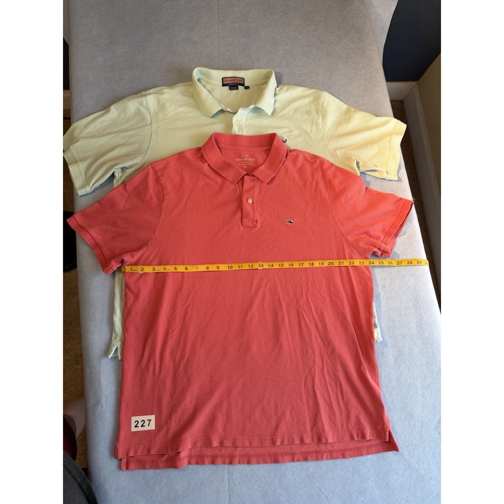 Vineyard Vines Short Sleeve Mens XL Polo Shirt 2 Shirts Whale Logo